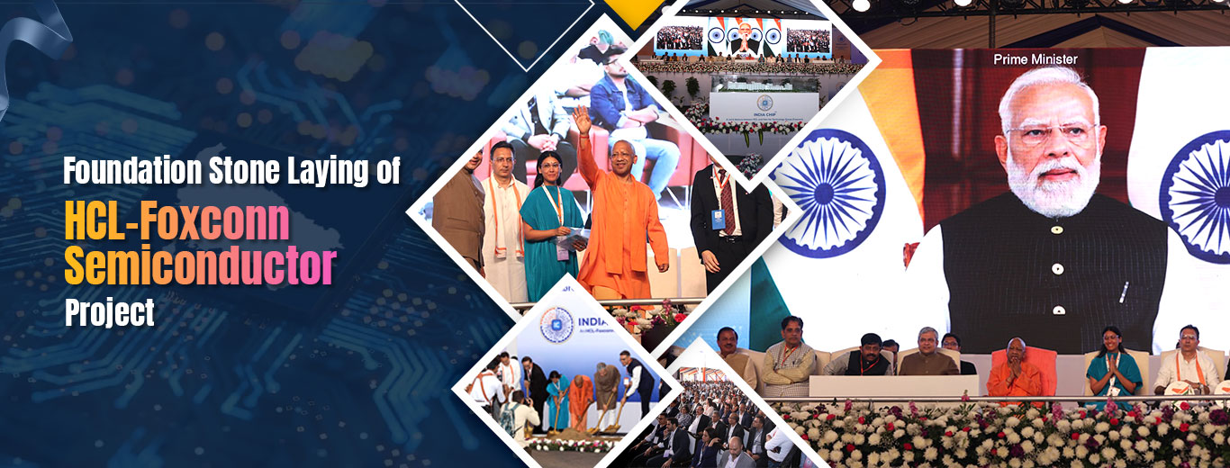 Image of Foundation Stone Laying of HCL–Foxconn Semiconductor Project